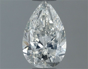Picture of Natural Diamond 0.50 Carats, Pear with  Cut, H Color, SI2 Clarity and Certified by GIA