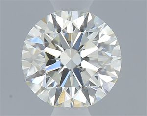 Picture of Natural Diamond 0.42 Carats, Round with Excellent Cut, K Color, VVS1 Clarity and Certified by GIA