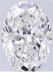 Foto Diamante Natural 4.07 quilates, Ovalado , Color E, claridad VS2 y certificado GIA de
