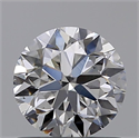 Natural Diamond 0.72 Carats, Round with Very Good Cut, E Color, SI1 Clarity and Certified by GIA