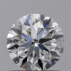 Picture of Natural Diamond 0.72 Carats, Round with Very Good Cut, E Color, SI1 Clarity and Certified by GIA