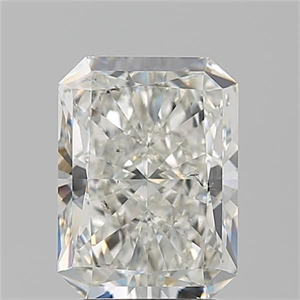 Foto Diamante Natural 3.02 quilates, Radiante , Color I, claridad SI2 y certificado GIA de