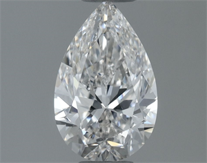 Picture of Natural Diamond 0.50 Carats, Pear with  Cut, H Color, VVS1 Clarity and Certified by GIA