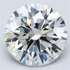 Picture of Natural Diamond 3.66 Carats, Round with Excellent Cut, G Color, VS1 Clarity and Certified by GIA