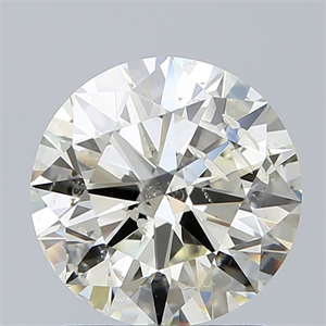 Picture of Natural Diamond 1.53 Carats, Round with Excellent Cut, M Color, I1 Clarity and Certified by GIA