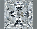 Natural Diamond 1.00 Carats, Princess with  Cut, E Color, SI1 Clarity and Certified by IGI