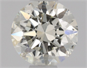 Natural Diamond 0.70 Carats, Round with Excellent Cut, L Color, SI1 Clarity and Certified by GIA