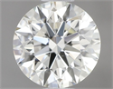 Natural Diamond 0.52 Carats, Round with Excellent Cut, L Color, VS2 Clarity and Certified by GIA