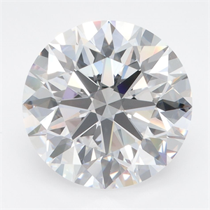 Picture of Lab Grown Diamond 4.52 Carats, Round with Ideal Cut, D Color, IF Clarity and Certified by IGI
