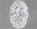 Diamante Natural 0.51 quilates, Ovalado , Color G, claridad VVS2 y certificado GIA