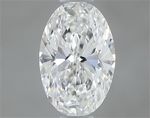 Foto Diamante Natural 0.51 quilates, Ovalado , Color G, claridad VVS2 y certificado GIA de