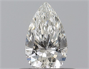 Natural Diamond 0.32 Carats, Pear with  Cut, H Color, VVS2 Clarity and Certified by GIA