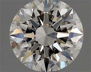 Picture of Natural Diamond 0.50 Carats, Round with Excellent Cut, K Color, VS2 Clarity and Certified by GIA