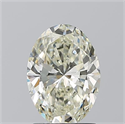 Natural Diamond 1.71 Carats, Oval with  Cut, L Color, VS1 Clarity and Certified by GIA