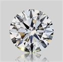 Natural Diamond 1.40 Carats, Round with Excellent Cut, E Color, VVS1 Clarity and Certified by GIA