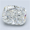 Natural Diamond 3.01 Carats, Cushion with  Cut, H Color, VVS2 Clarity and Certified by GIA
