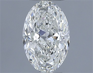 Picture of Natural Diamond 0.60 Carats, Oval with  Cut, I Color, VS2 Clarity and Certified by IGI