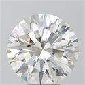 Diamante Natural 5.05 quilates, Redondo , Color H, claridad SI1 y certificado HRD