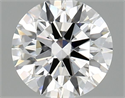 Del inventario de diamantes de laboratorio, 1.10 quilates, Redondo , Color E, claridad VVS2 y certificado IGI