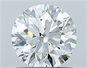 Diamante Natural 1.00 quilates, Redondo , Color I, claridad VVS2 y certificado GIA