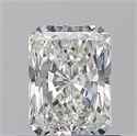 Natural Diamond 0.70 Carats, Radiant with  Cut, H Color, VS1 Clarity and Certified by GIA
