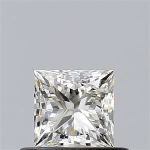 Picture of Natural Diamond 0.50 Carats, Princess with  Cut, J Color, VVS1 Clarity and Certified by GIA