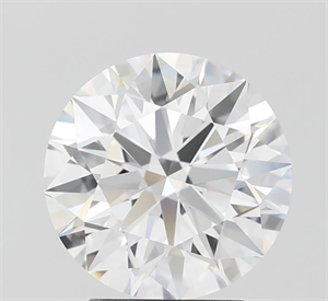 Picture of Lab Grown Diamond 3.07 Carats, Round with Ideal Cut, D Color, VVS1 Clarity and Certified by IGI