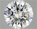 Lab Grown Diamond 2.54 Carats, Round with Excellent Cut, E Color, VVS2 Clarity and Certified by IGI