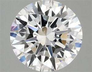Picture of Lab Grown Diamond 2.54 Carats, Round with Excellent Cut, E Color, VVS2 Clarity and Certified by IGI