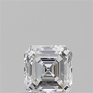 Foto Diamante Natural 0.51 quilates, Asscher , Color D, claridad VS2 y certificado GIA de