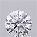 Lab Grown Diamond 0.74 Carats, Round with Ideal Cut, D Color, VS1 Clarity and Certified by IGI