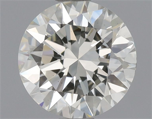 Picture of Natural Diamond 0.70 Carats, Round with Excellent Cut, K Color, VS1 Clarity and Certified by GIA