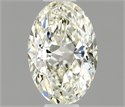 Natural Diamond 0.40 Carats, Oval with  Cut, I Color, IF Clarity and Certified by IGI