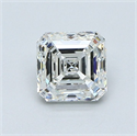 Natural Diamond 1.01 Carats, Asscher with  Cut, H Color, VS1 Clarity and Certified by GIA