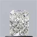 Natural Diamond 0.50 Carats, Radiant with  Cut, H Color, VVS1 Clarity and Certified by GIA