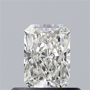 Picture of Natural Diamond 0.50 Carats, Radiant with  Cut, H Color, VVS1 Clarity and Certified by GIA