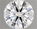 Del inventario de diamantes de laboratorio, 1.02 quilates, Redondo , Color D, claridad VVS1 y certificado IGI