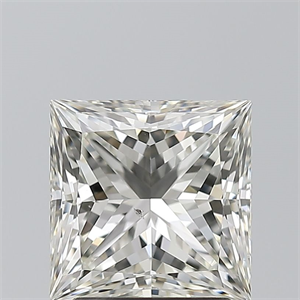 Picture of Natural Diamond 2.02 Carats, Princess with  Cut, K Color, SI1 Clarity and Certified by GIA