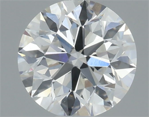 Picture of Natural Diamond 0.40 Carats, Round with Excellent Cut, F Color, VS2 Clarity and Certified by GIA