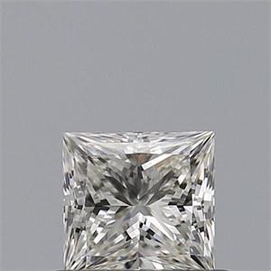 Picture of Natural Diamond 0.51 Carats, Princess with  Cut, G Color, VVS2 Clarity and Certified by IGI
