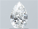 Natural Diamond 0.70 Carats, Pear with  Cut, E Color, VS2 Clarity and Certified by GIA