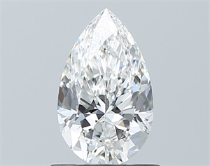 Picture of Natural Diamond 0.70 Carats, Pear with  Cut, E Color, VS2 Clarity and Certified by GIA
