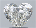 Natural Diamond 2.20 Carats, Heart with  Cut, I Color, VS2 Clarity and Certified by GIA