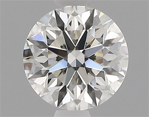 Picture of Natural Diamond 1.01 Carats, Round with Excellent Cut, H Color, VVS2 Clarity and Certified by IGI