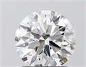 Lab Grown Diamond 1.56 Carats, Round with Ideal Cut, F Color, VS1 Clarity and Certified by IGI