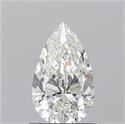 Diamante Natural 1.01 quilates, De pera , Color H, claridad SI1 y certificado GIA