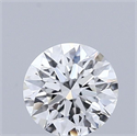 Diamante Natural 0.55 quilates, Redondo , Color H, claridad VVS2 y certificado GIA