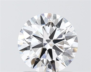 Picture of Lab Grown Diamond 1.22 Carats, Round with Ideal Cut, D Color, VVS1 Clarity and Certified by IGI