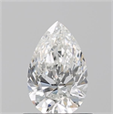 Natural Diamond 0.70 Carats, Pear with  Cut, G Color, VS1 Clarity and Certified by GIA