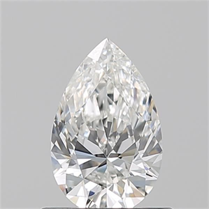 Picture of Natural Diamond 0.70 Carats, Pear with  Cut, G Color, VS1 Clarity and Certified by GIA